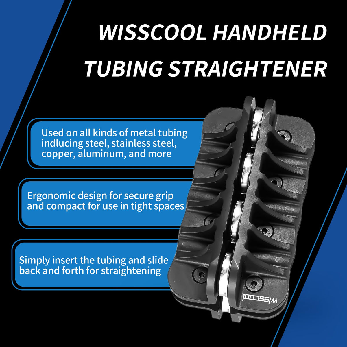 Wisscool on workbench with tubing and tools showing ready-to-use workshop convenience
