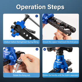 Wisscool pipe cutter and deburrer detail for clean tube preparation benefit