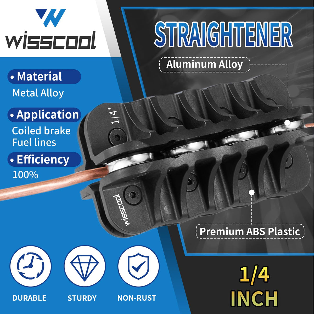 Wisscool side view showing ergonomic grip for steady handheld operation and control