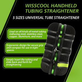 Wisscool alongside ruler showing 3/8 inch tube fit for accurate size confirmation