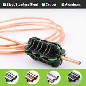 Wisscool comparison of bent and straightened tube showing professional finish benefit