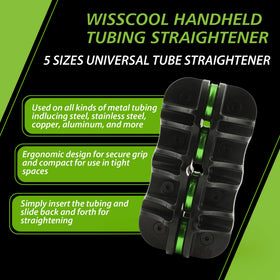 Wisscool side shot of tube entering tool showing precise alignment benefit