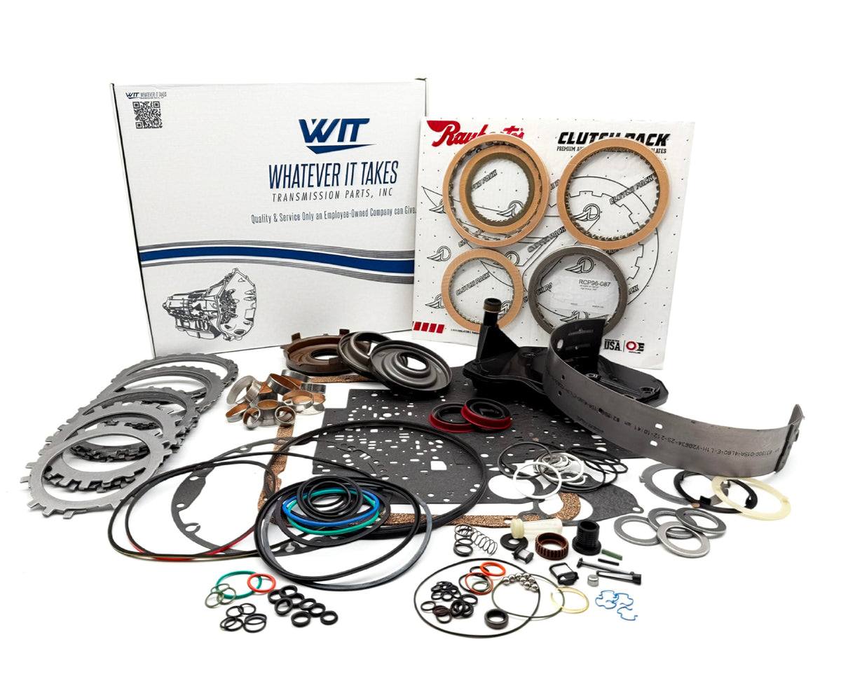 WIT WHATEVER IT TAKES TRANSMISSION PARTS front packaging showing kit contents and fitment