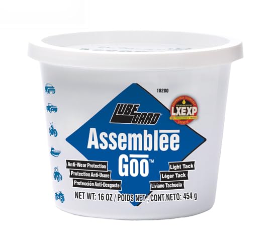 WIT Assemblee Goo 16 oz bottle next to ruler showing size and workshop convenience