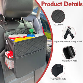 Witaxima open main compartment with trash demonstrating 8L capacity benefit