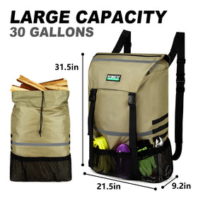 WITSTEP zippered top pocket open showing separated storage convenience