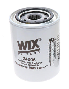 WIX 24006 front view showing model label and connection ends for correct identification