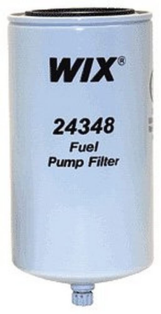 WIX 24348 front view showing label and mounting threads for reliable installation