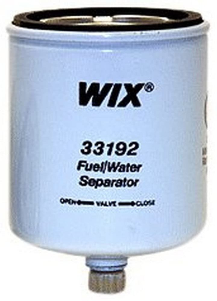 Wix 33192 front view showing filter details and durable construction benefit