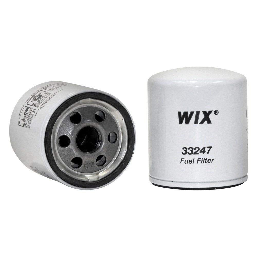 WIX 33247 front view spin-on filter showing durable housing and reliable protection