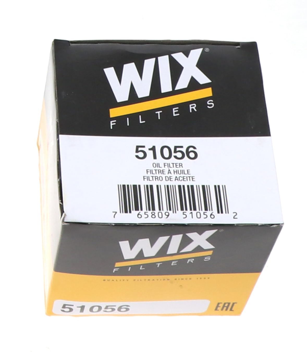 Wix 51056 beside ruler for scale, illustrating compact size and fitment assurance