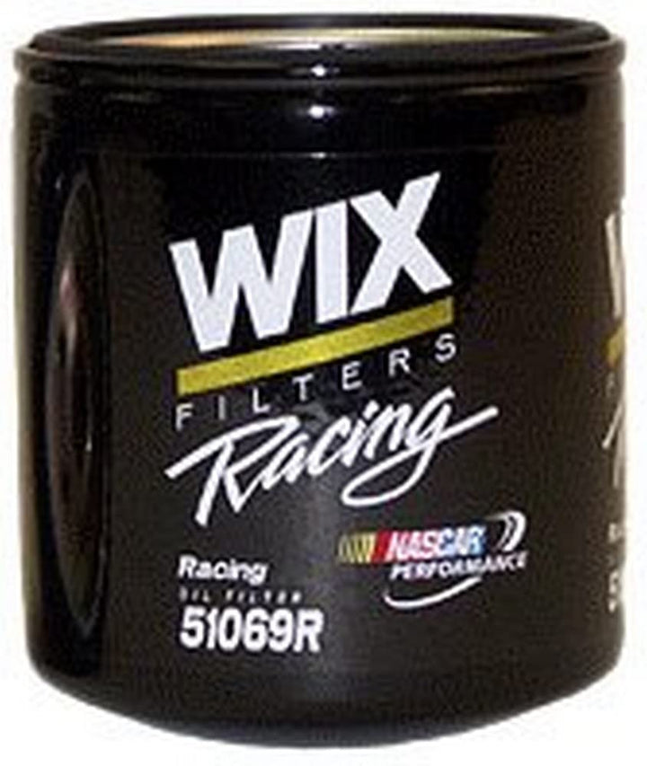 WIX 51069R front view showing label and durable canister, improving race reliability