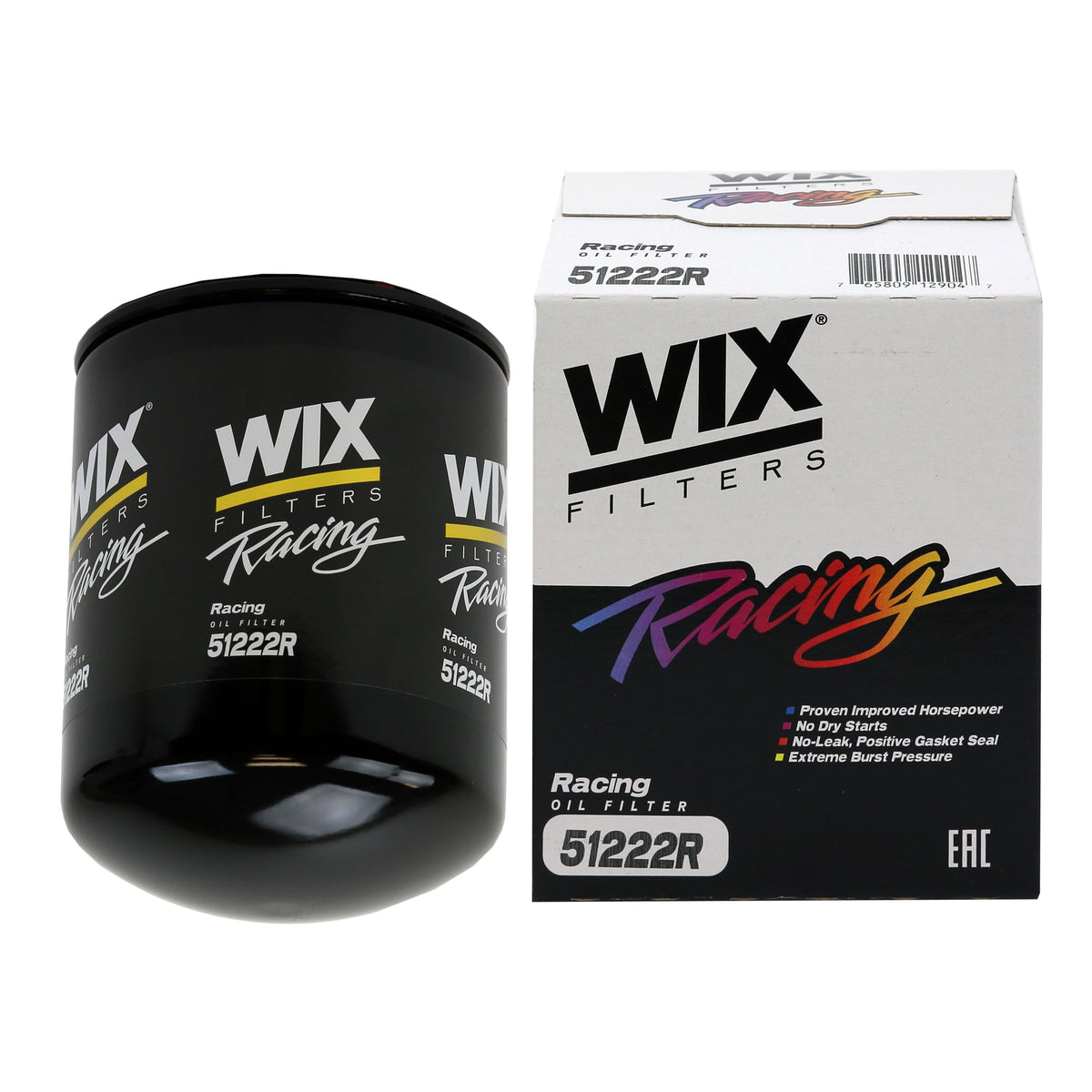 WIX 51222R front view showing durable can and baseplate for lasting protection