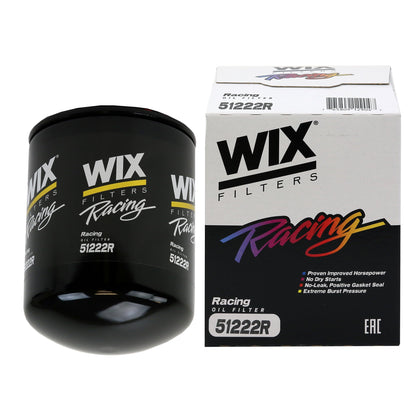 WIX 51222R front view showing durable can and baseplate for lasting protection