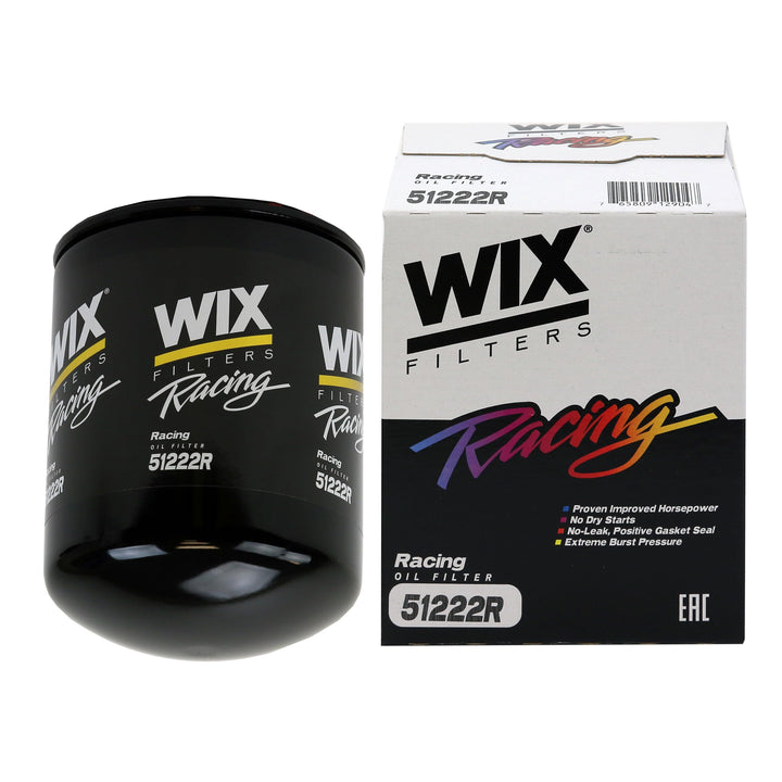 WIX 51222R front view showing durable can and baseplate for lasting protection
