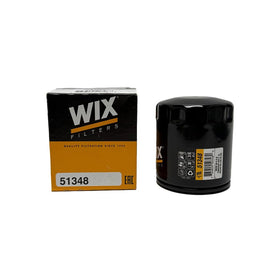 WIX 51348 installed on engine illustrating easy spin-on replacement and fit