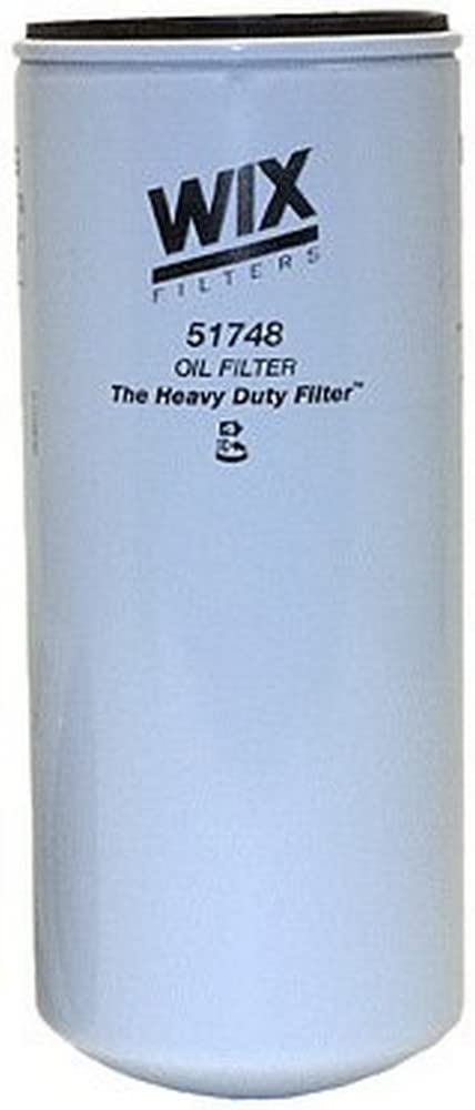 WIX 51748 front view showing label and fitment, indicating reliable engine protection