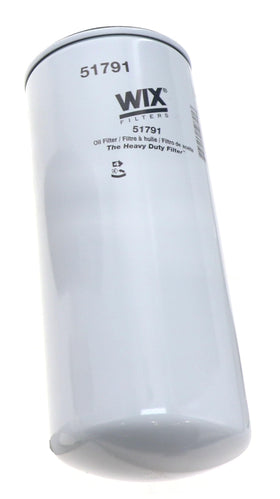 Wix 51791 front view showing durable canister and gasket for leak-free sealing
