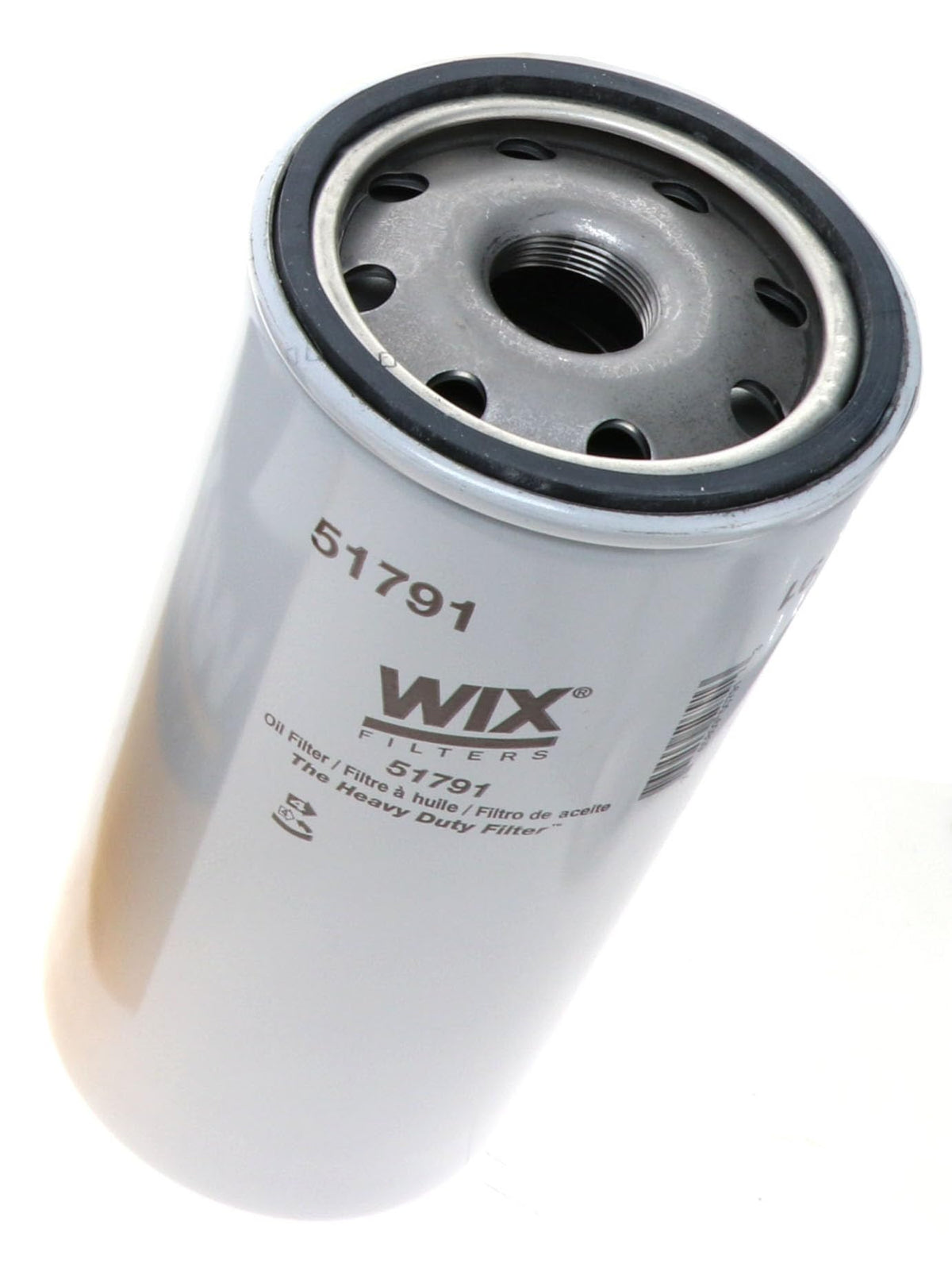 Wix 51791 synthetic-blend media close-up highlighting high dirt-holding capacity