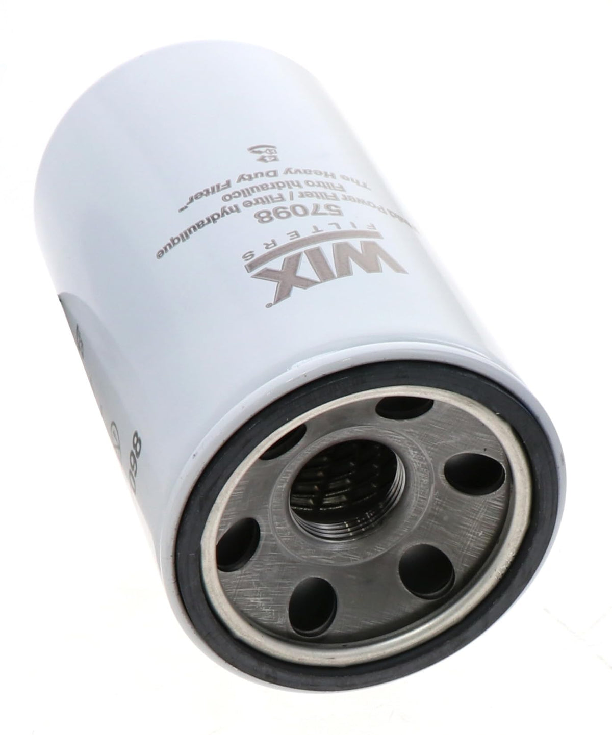 Wix 57098 front view showing durable housing and clear model labeling for correct selection