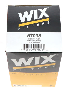 Wix 57098 on construction equipment illustrating rugged performance and reduced component wear