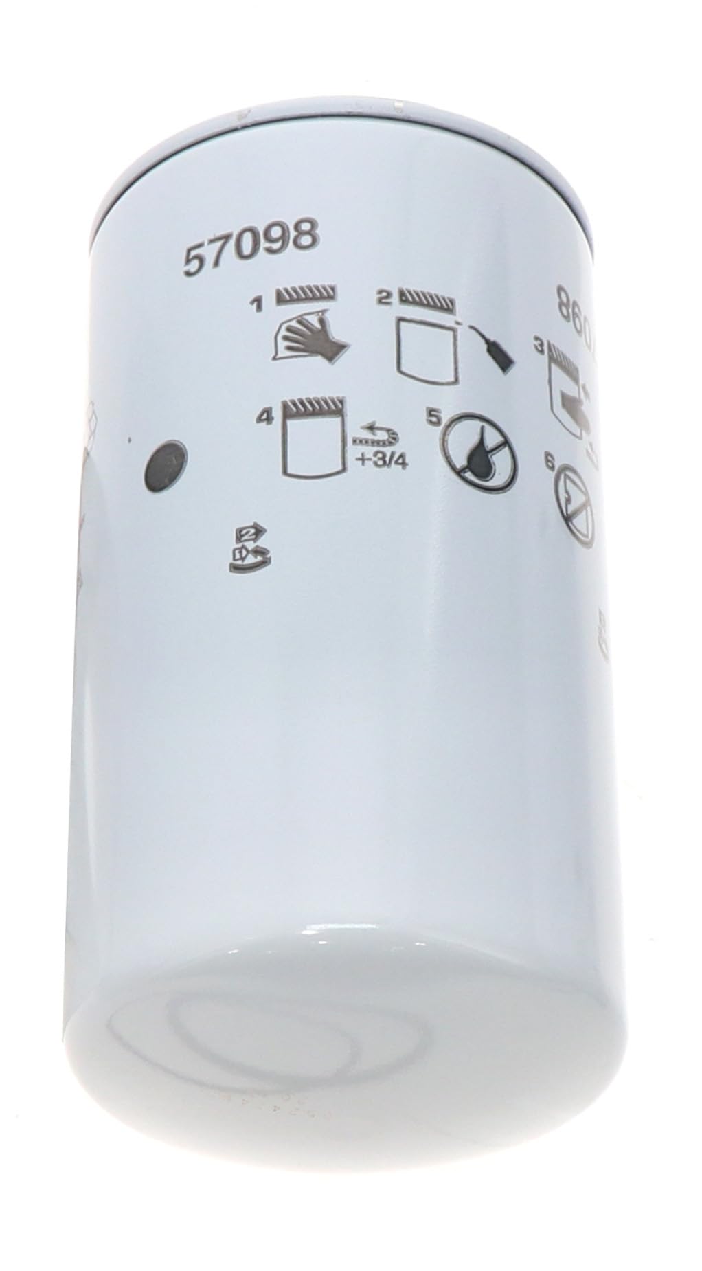 Wix 57098 close-up of threads and seal area demonstrating secure fit and leak prevention