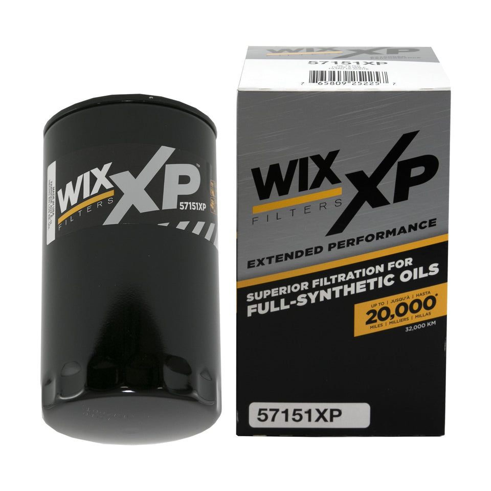 WIX 57151XP front view showing label and fit for quick part identification and trust