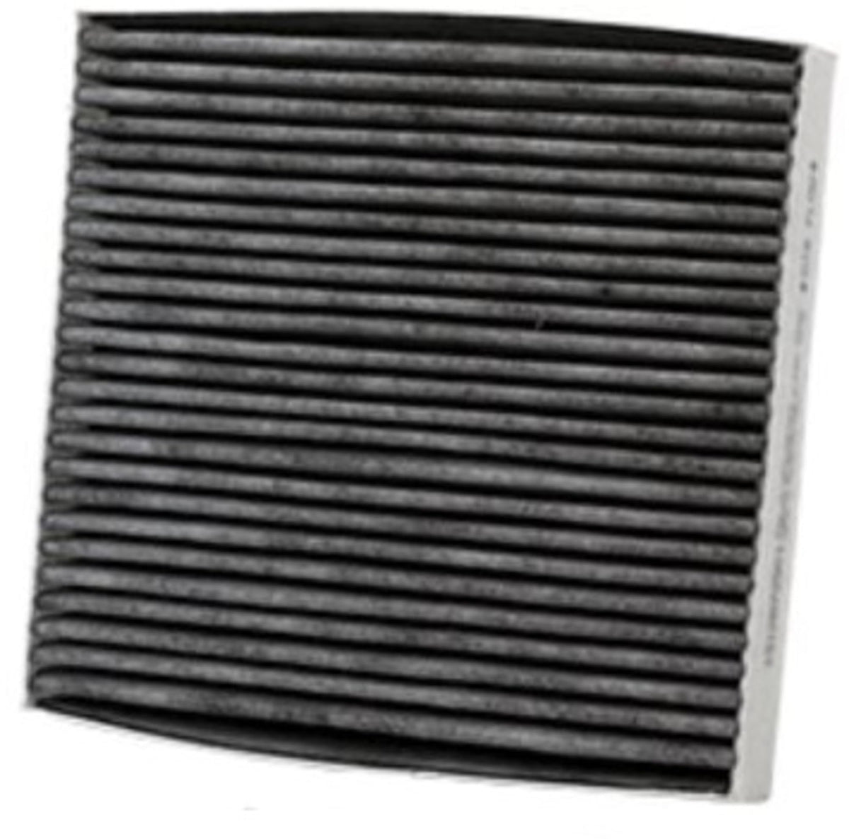 WIX cabin air filter front view showing pleats and clean fit benefit