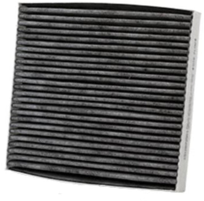 WIX cabin air filter front view showing pleats and clean fit benefit