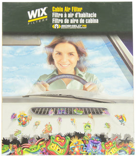 Wix cabin air panel 24579 close-up of material and seal for lasting protection