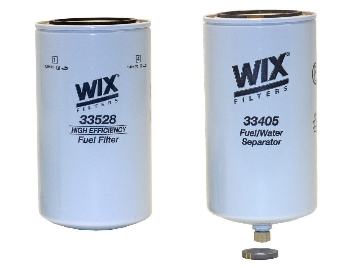 Wix front view showing filter housing and label, clear identification benefit