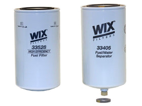Wix front view showing filter housing and label, clear identification benefit