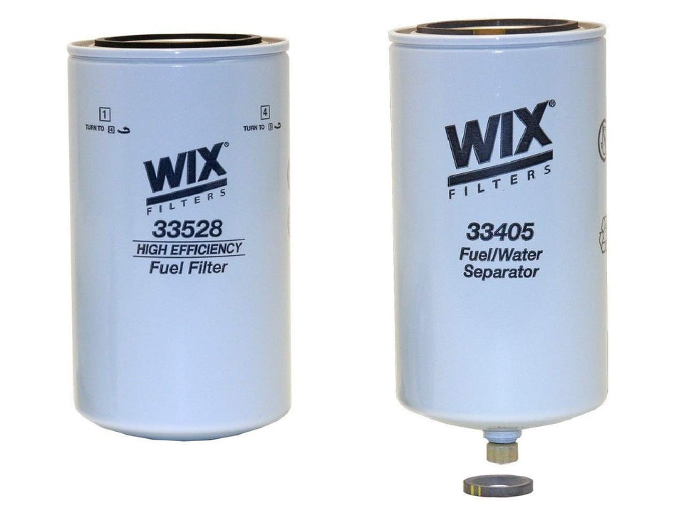 Wix front view showing filter housing and label, clear identification benefit