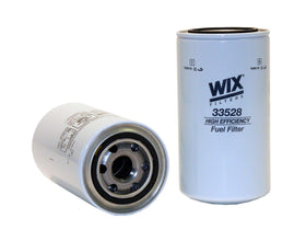 Wix filter installed on diesel engine, demonstrating compatibility and easy service benefit