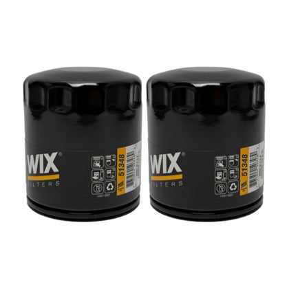 Wix front packaging showing two 51348 filters and clear product labeling for reliable choice