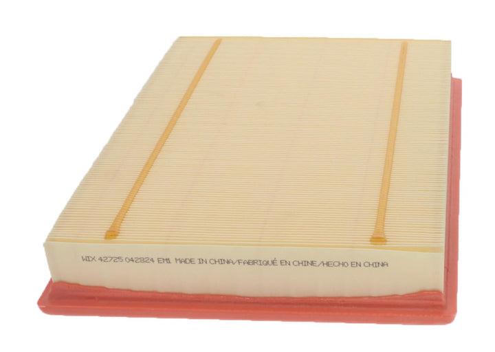 WIX front view of racing air filter showing fit and protection benefit