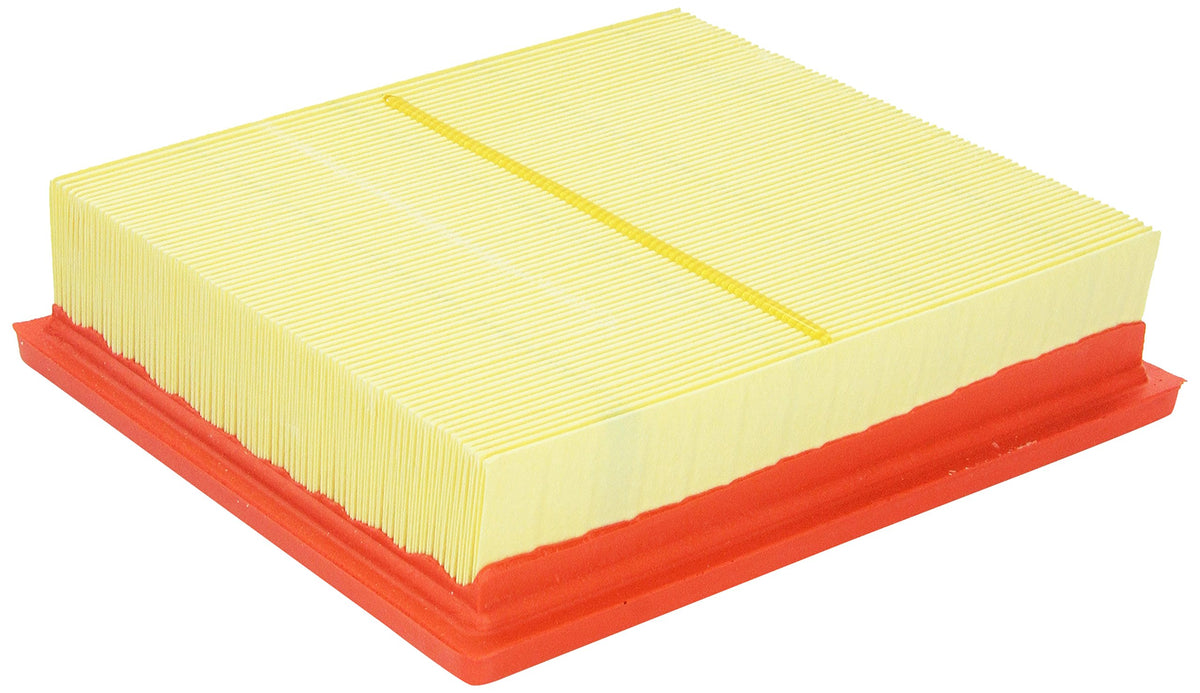 Wix Racing filter panel front view shows pleated media and improves engine protection