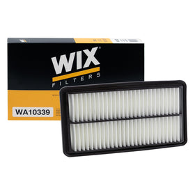 WIX WA10339 front view showing panel filter and benefits of fit
