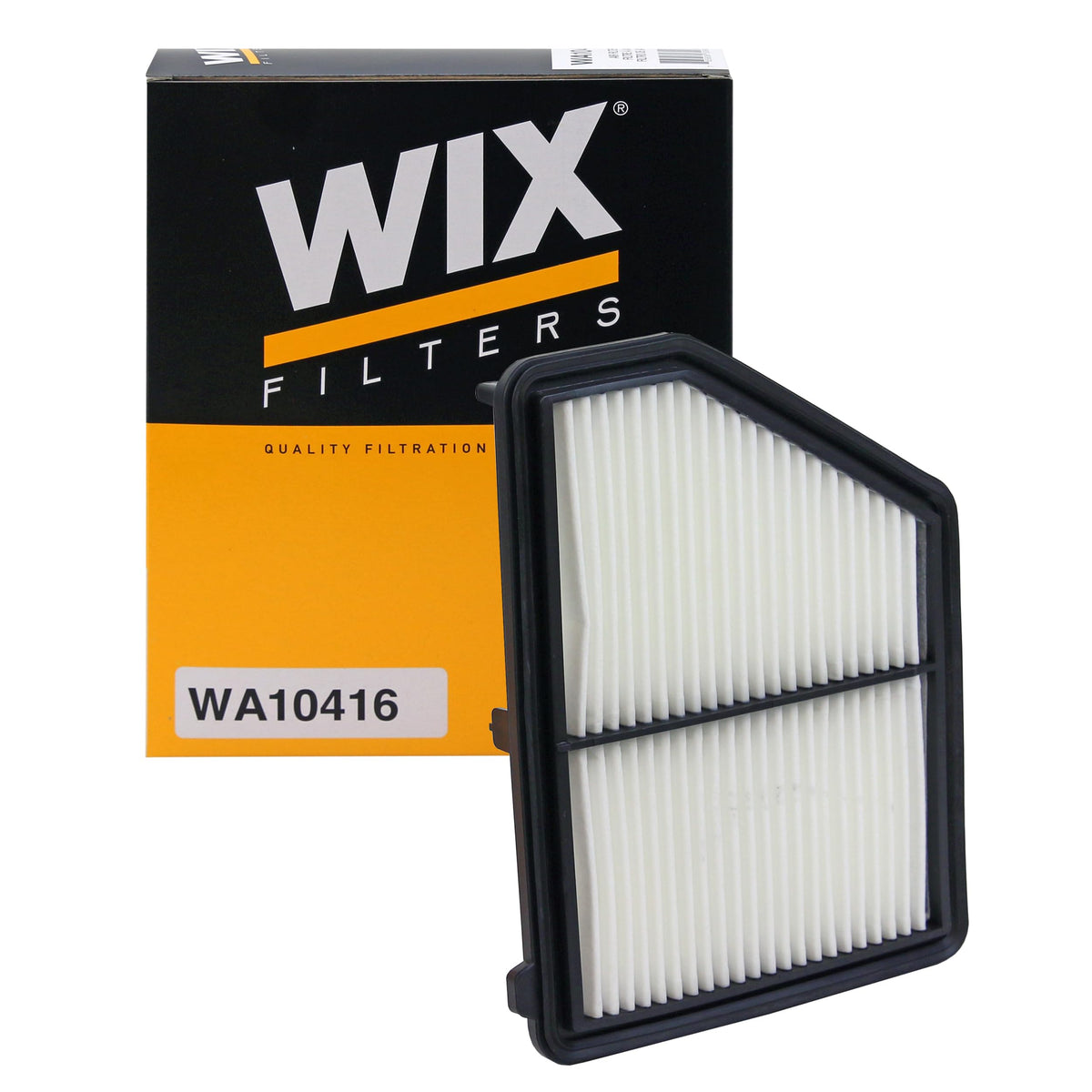 WIX WA10416 front view showing filter shape and fit for reliable engine protection