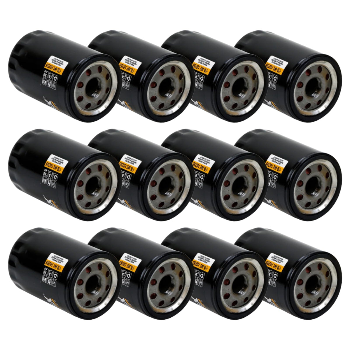 Wix WL10255 front view showing label and case of 12 for easy stocking benefit