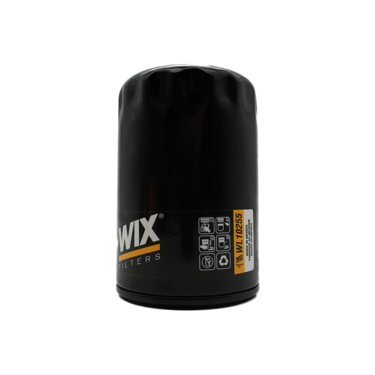 Wix WL10255 beside ruler for size comparison illustrating 22x1.5mm thread compatibility