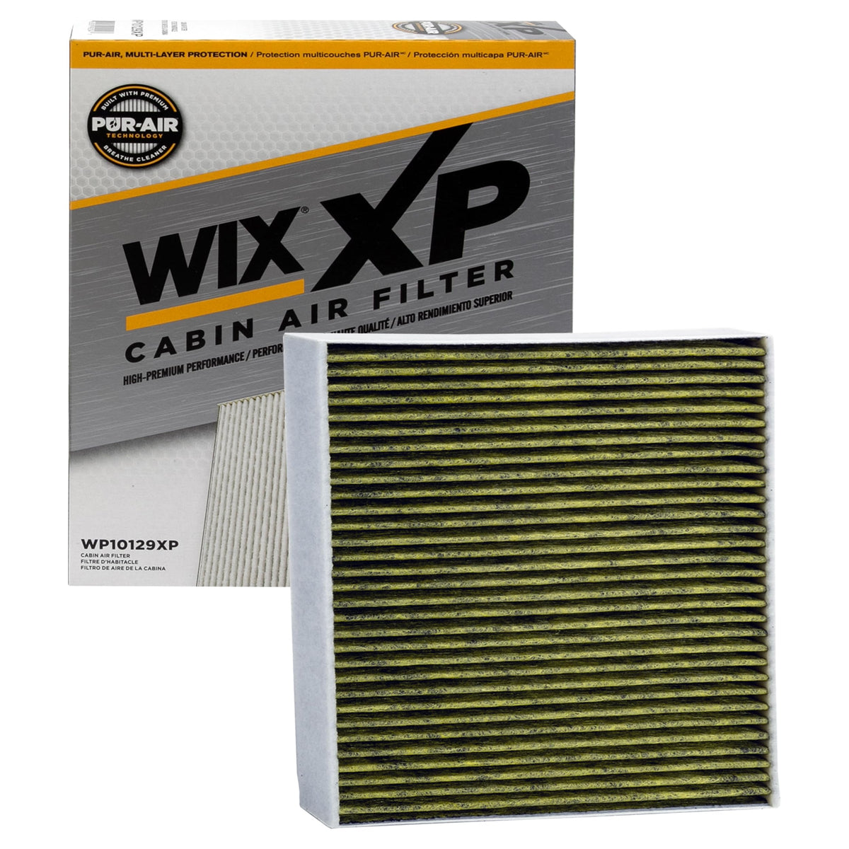 WIX XP WP10129XP front panel showing fit and seal advantages