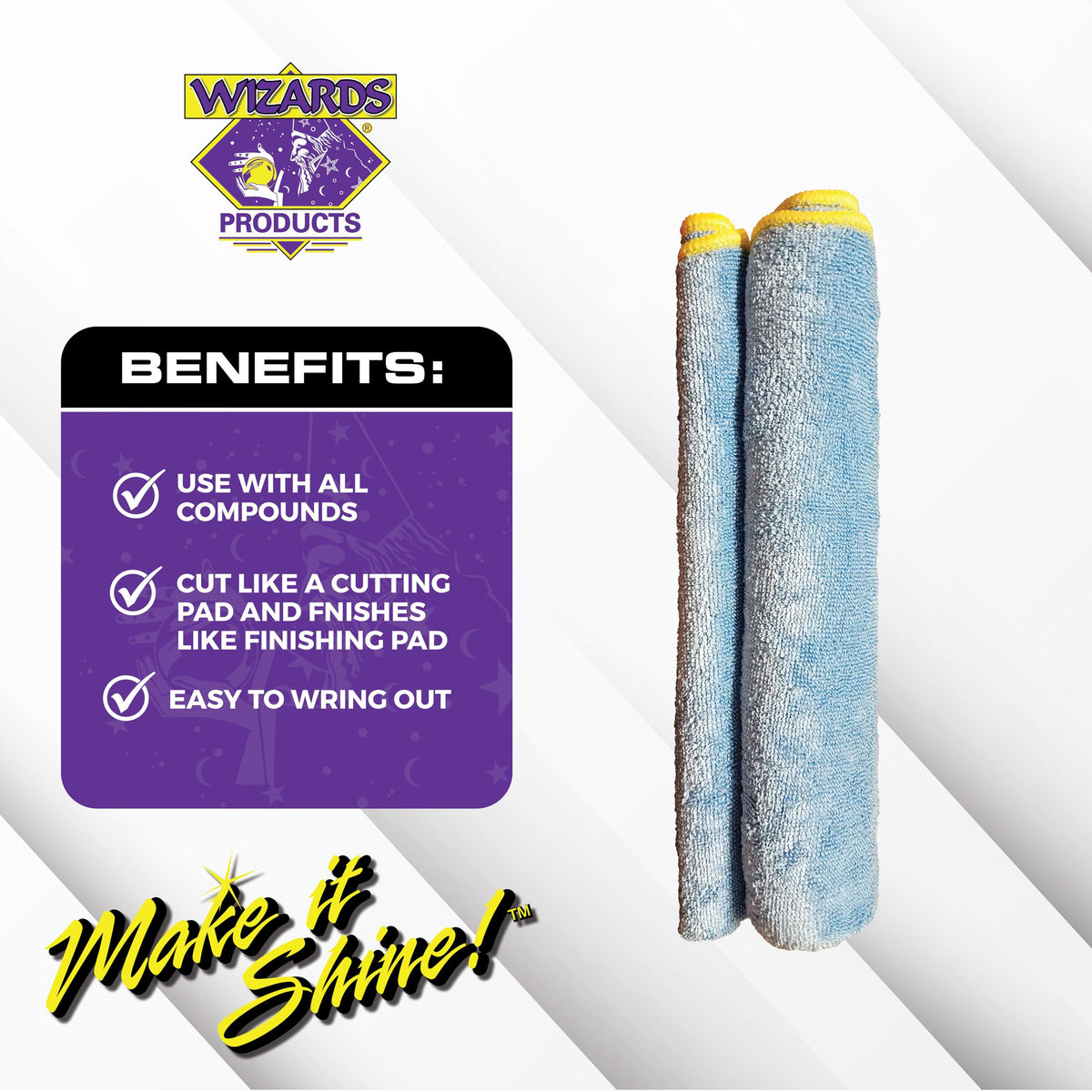 Wizards detailing bag opened organizing bottles and cloth for secure transport