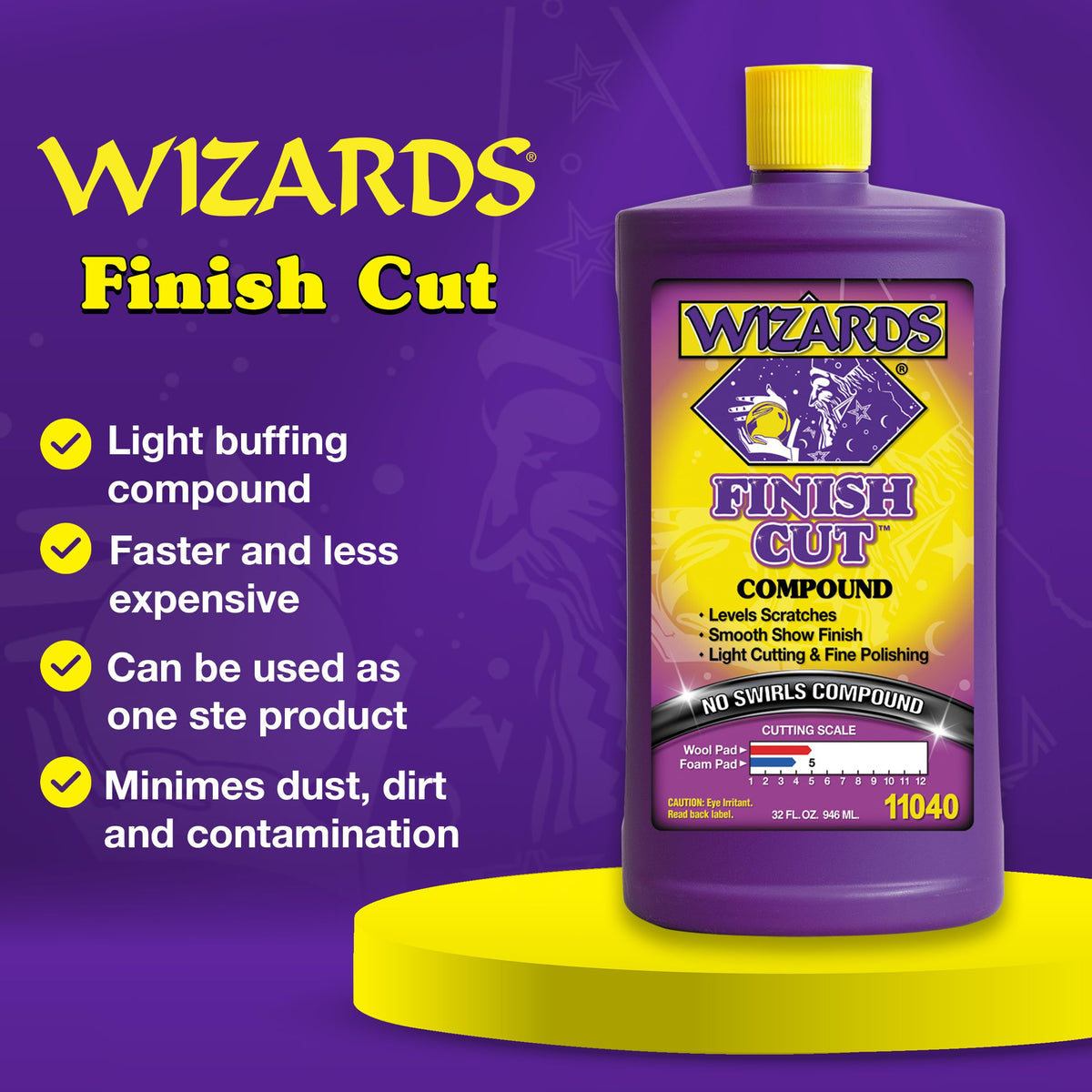 Wizards compound texture close-up showing smooth water-based formula