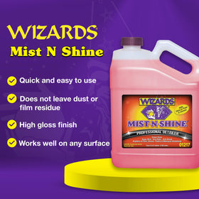 Close-up of Wizards label details highlighting ingredients and usage guidance for confident application