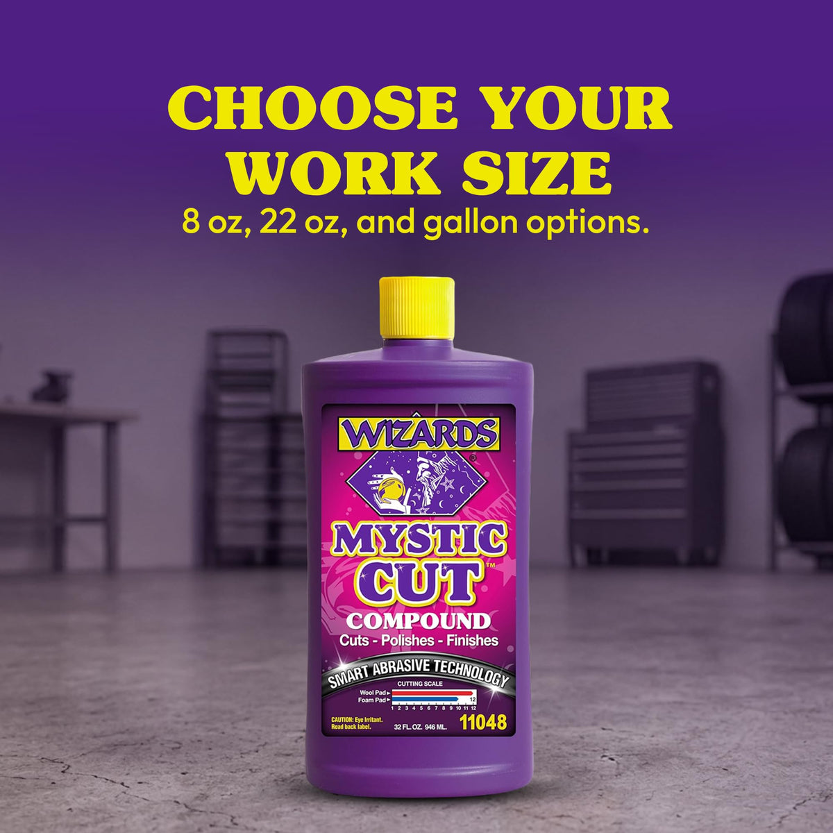 Wizards Mystic Cut used on car hood in driveway revealing high shine