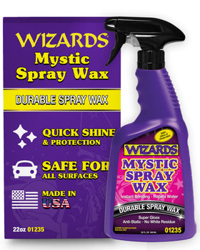 Wizards bottle front label showing product identity and benefits