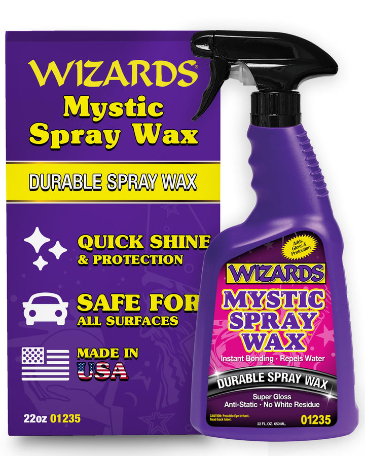 Wizards bottle front label showing product identity and benefits