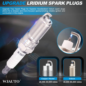 WJAUTO close-up of iridium electrode highlighting faster ignition