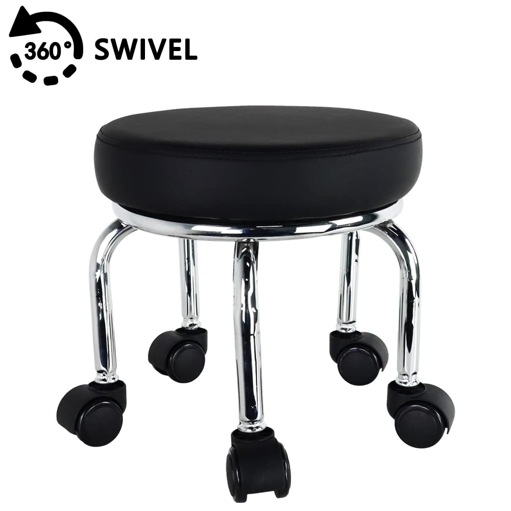 WKWKER universal caster wheel detail showing smooth rolling action